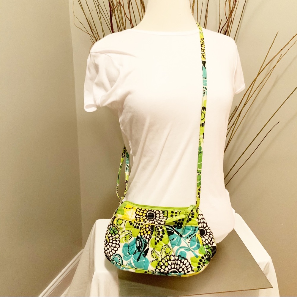 Vera Bradley lime up crossbody bag